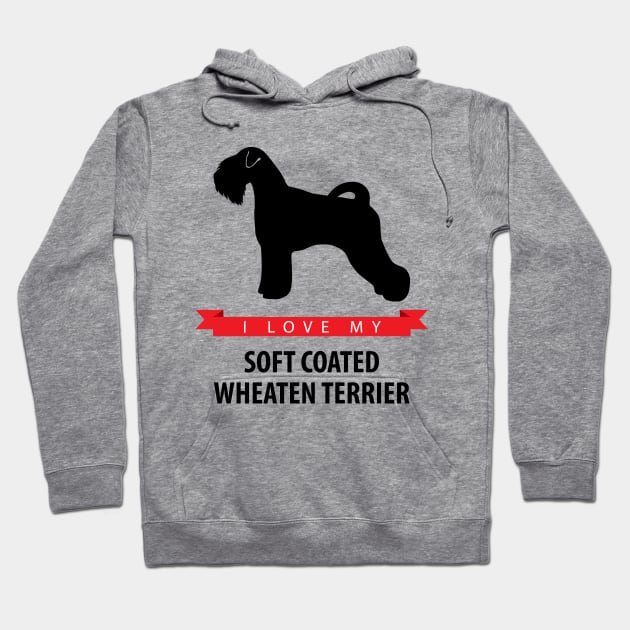 I Love My Soft Coated Wheaten Terrier Hoodie by millersye